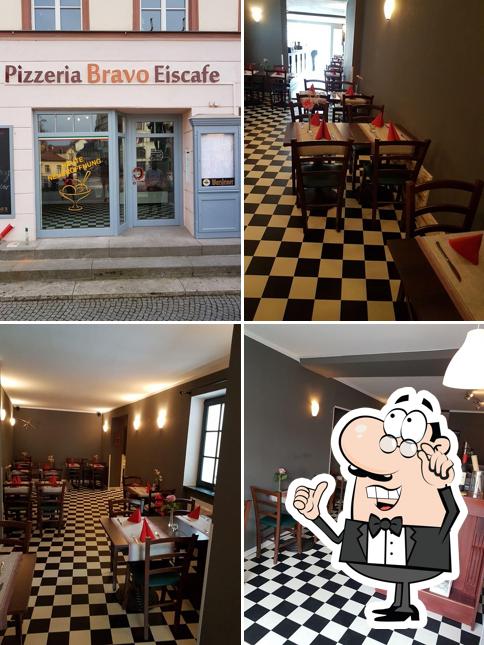 The interior of Pizzeria & Restaurant Bravo