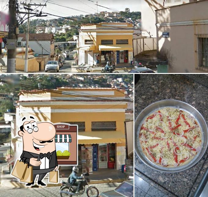 Esta é a foto ilustrando exterior e pizza no Padaria Perisse