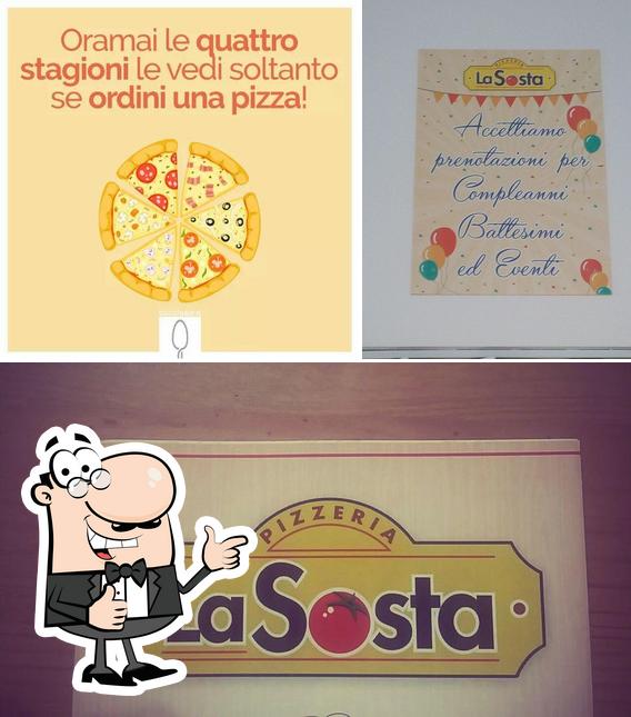 Look at this picture of Pizzeria La Sosta