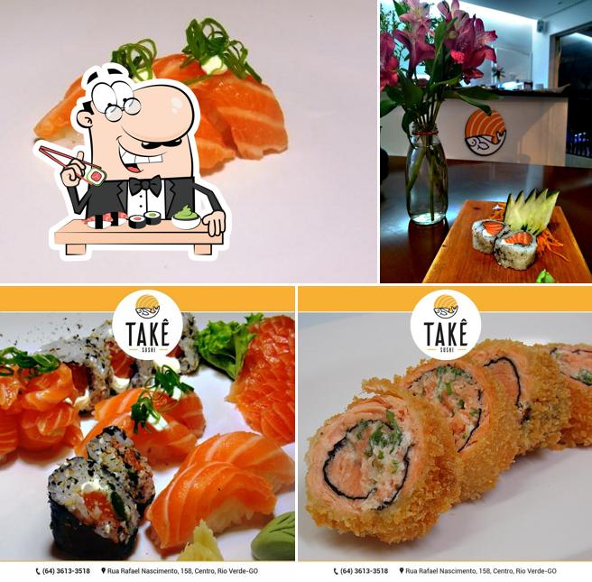 Presenteie-se com sushi no Takê Sushi