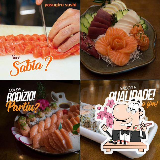 Experimente diversas opções de sushi