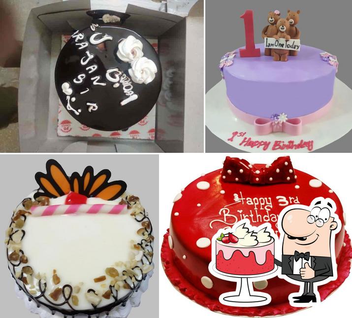 First Birthday Cakes 44/ Two Tier Birthday Cakes/ No Fondant First Birthday  Cakes - Cake Square Chennai | Cake Shop in Chennai