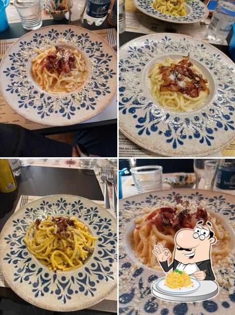 Spaghetti alla carbonara al Osteria Popolare Nonna Rita Palermo