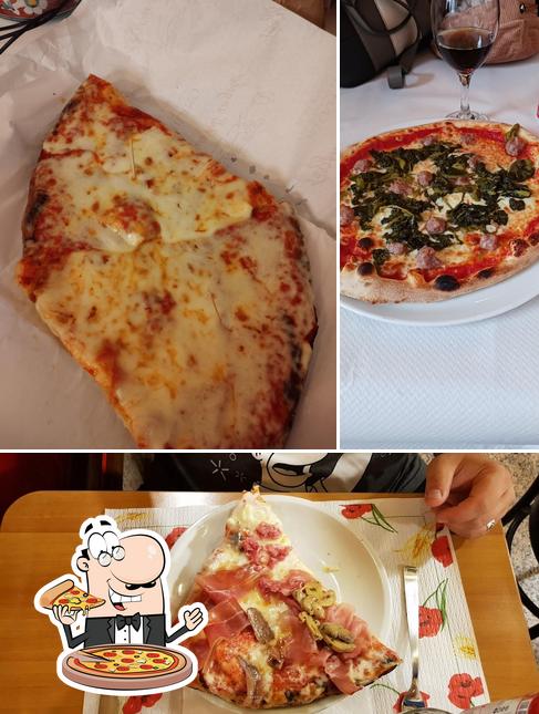 Get pizza at Pizzeria Dell'Angelo