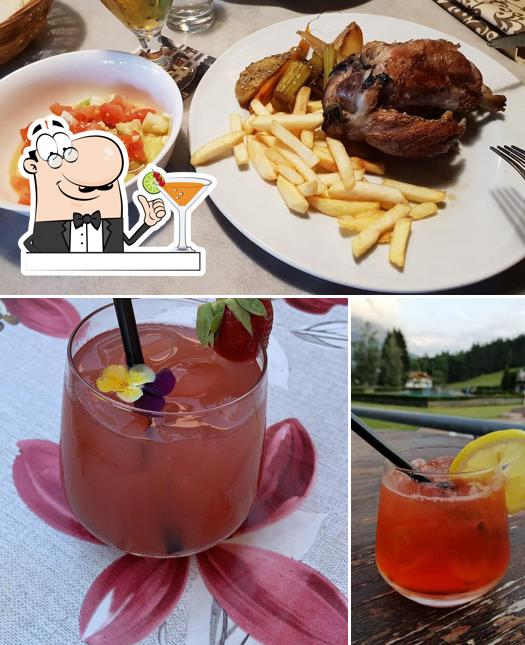 Among different things one can find drink and food at Restaurant Pizzeria Salegg