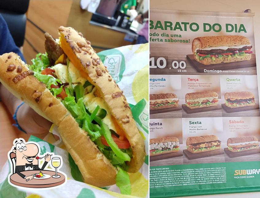 Platos en Subway Unigran