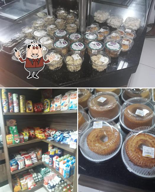 Comida em Padaria Doce Pão Conveniências