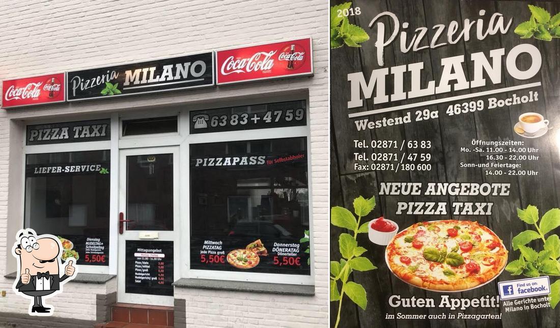 Here's a pic of Pizzeria Milano