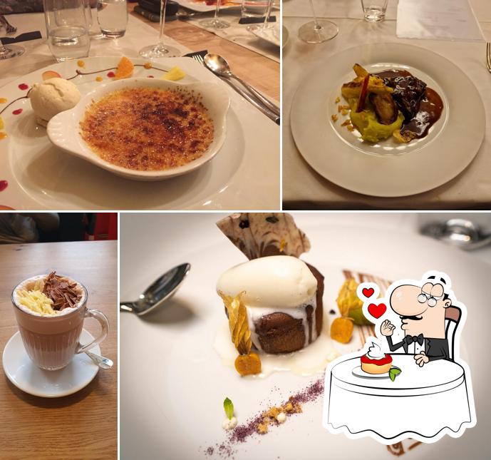 Gasthaus Traube bietet eine Vielfalt von Desserts 