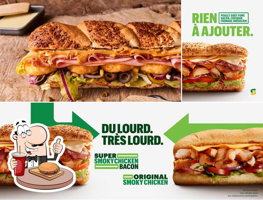 Essayez un hamburger à Subway