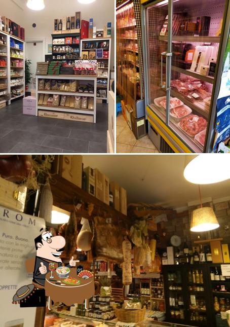 Enoteca Grappolo Blu Vini Salumi & Formaggi is distinguished by food and interior