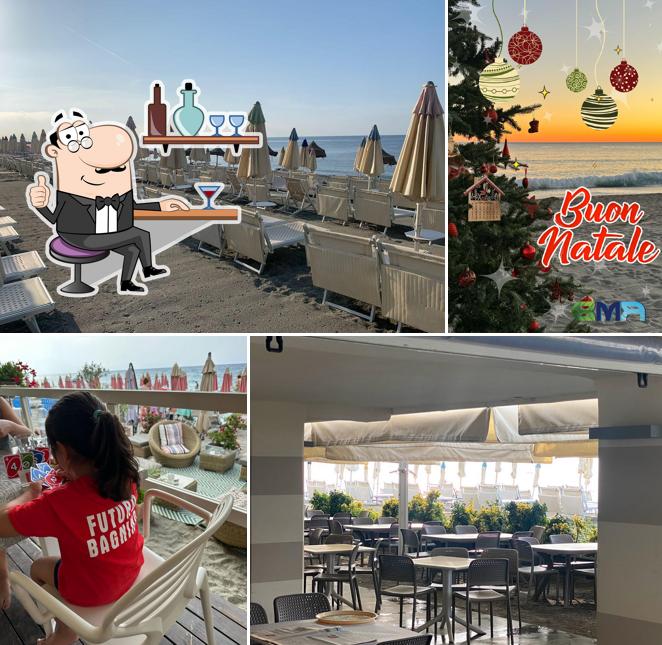 Dai un'occhiata agli interni di Bagni Mafalda Royal Varazze - Spiaggia e Ristorante