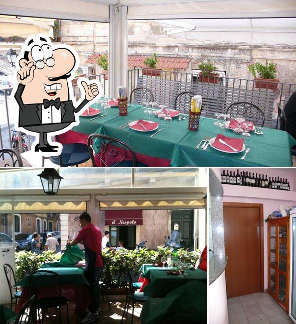 Gli interni di Trattoria Il Nespolo