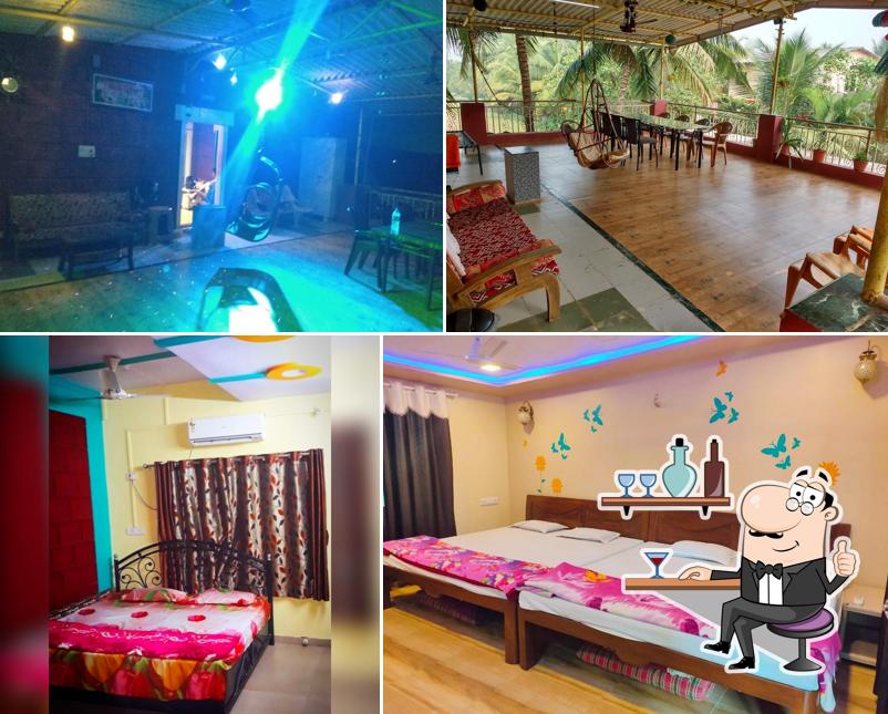 The interior of Raj Holiday Home