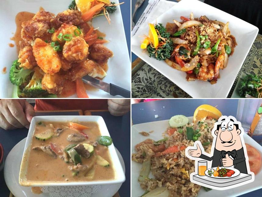 Food at Thai Riverside Thai And Sushi Bar