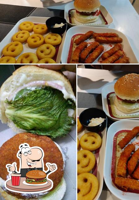 Try out a burger at Burger Point