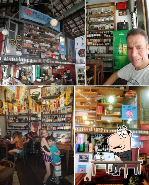 O interior do Granel Armazém e Botequim