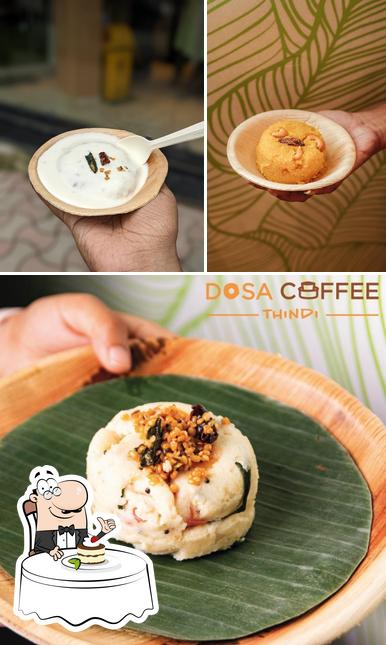 Dosa Coffee serves a selection of sweet dishes