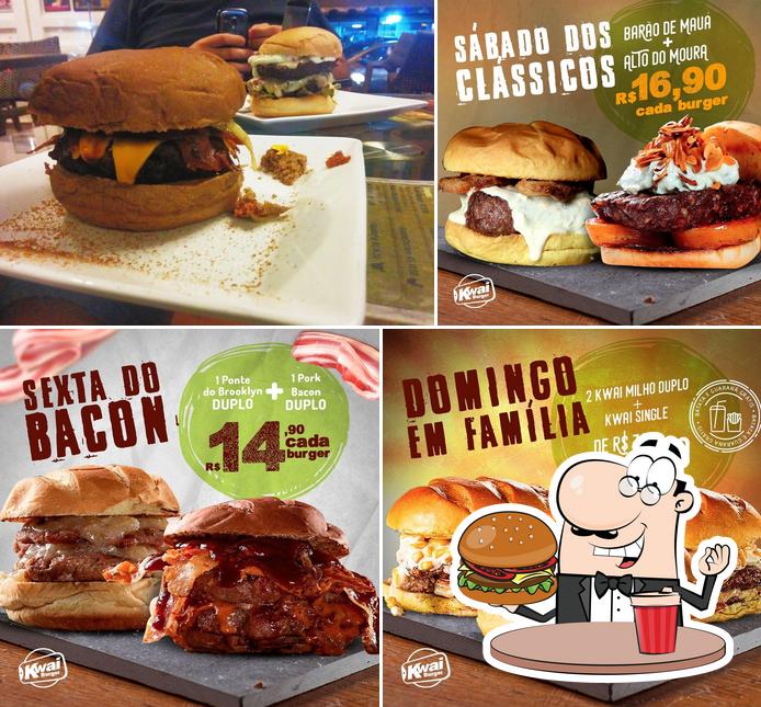 Consiga um hambúrguer no Kwai Burger Artesanal