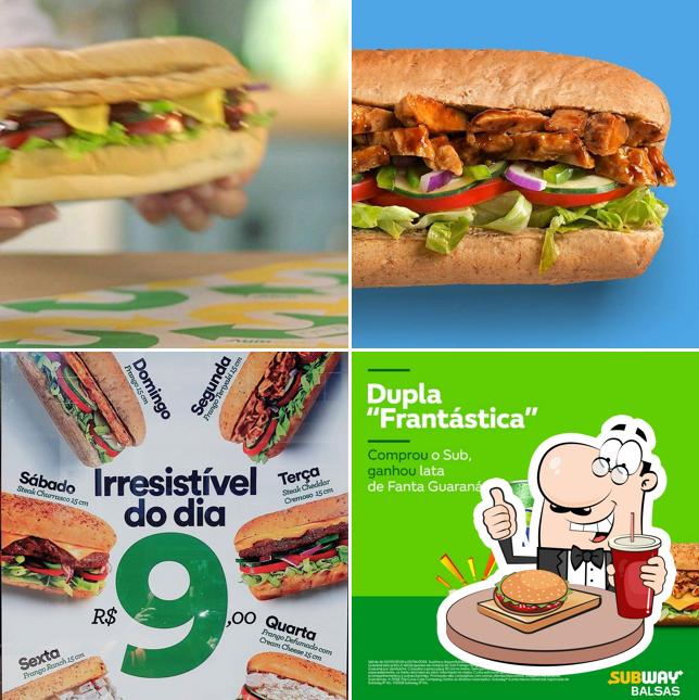 Os hambúrgueres do Subway irão satisfazer diferentes gostos