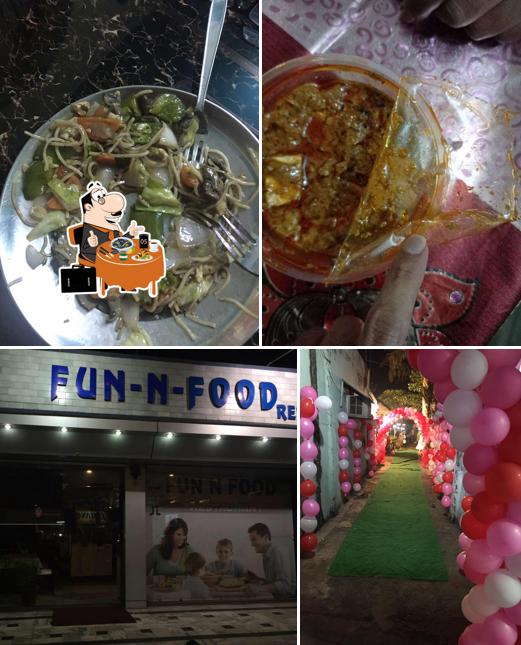 Get seafood at Fun N Food Restaurant