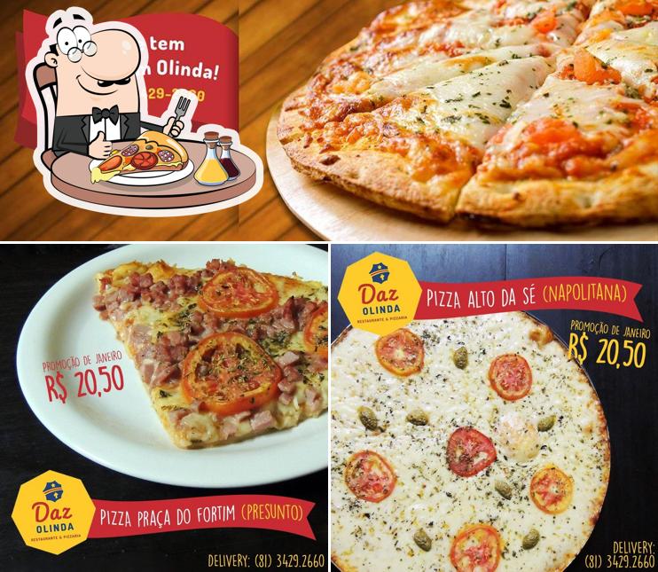 Consiga diferentes variedades de pizza