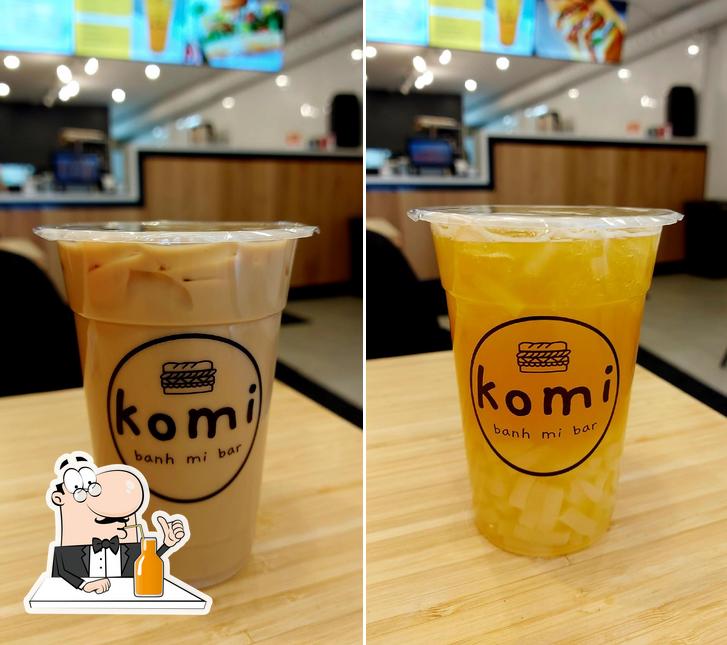 Komi Banh Mi Bar (Danforth) propose une variété de boissons