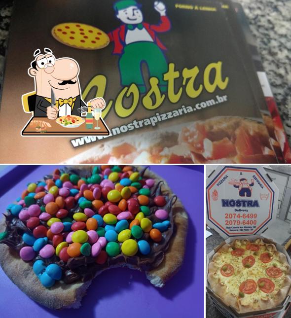 Comida em Nostra Pizzaria