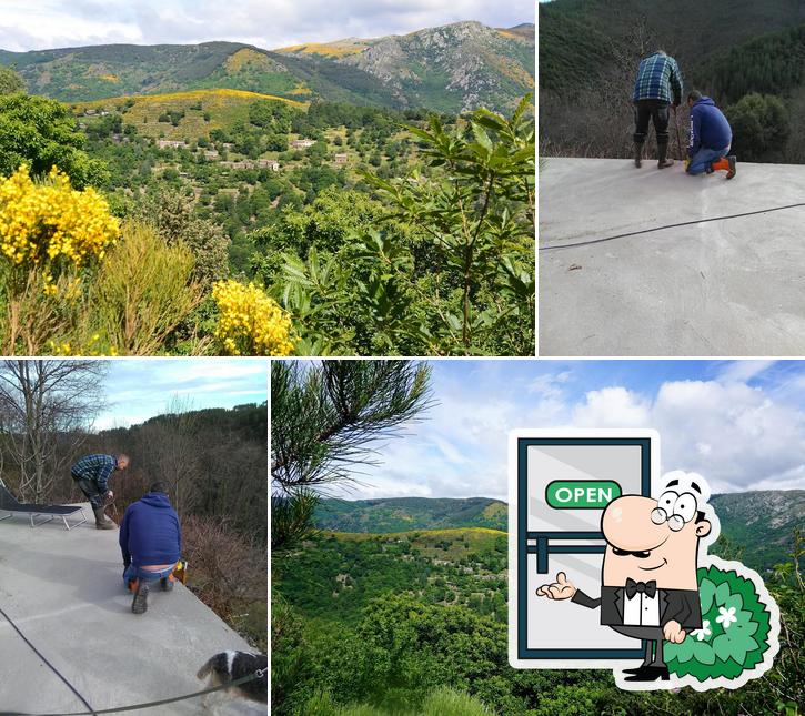 Profitez de la vue de l'espace ouvert de La Bastide de Tremiejols Chambres et Table d'hôtes de charme en Cévennes