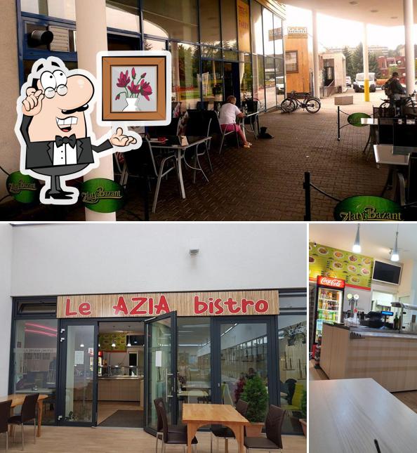 L'intérieur de Le AZIA bistro