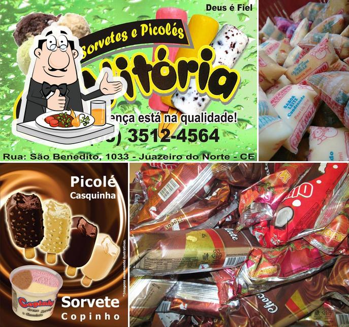 Еда в "Q Vitória Sorvetes"
