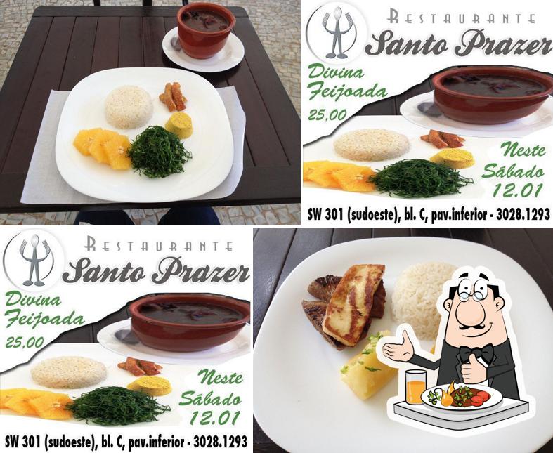 Comida em Restaurante Santo Prazer