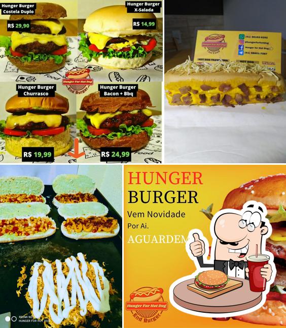 Delicie-se com um hambúrguer no hunger for Hot Dog