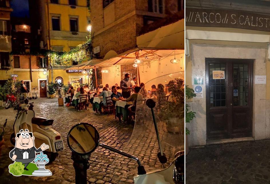 Gli esterni di Ristorante All'arco Di San Calisto