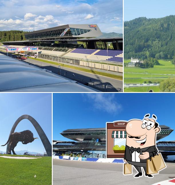 The exterior of Red Bull Ring