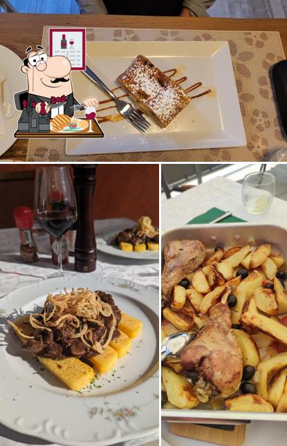 Prova i piatti di carne a Restoran Zlatno Krilo