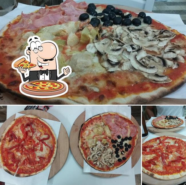 Prova una pizza a Pizzeria Lo Stuzzichino Di Mure' Angela