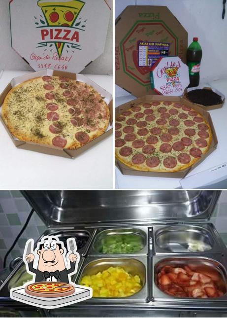 Consiga pizza no Açai Do Rafael