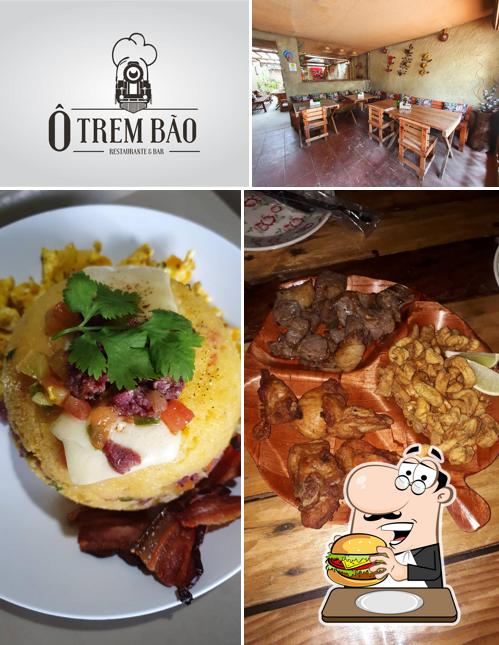 Get a burger at Ô TREM BÃO