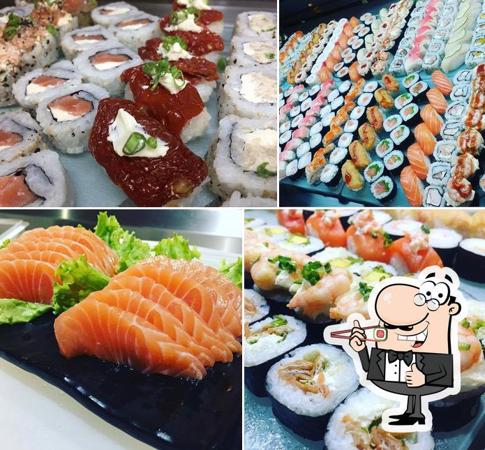 Experimente diferentes opções de sushi