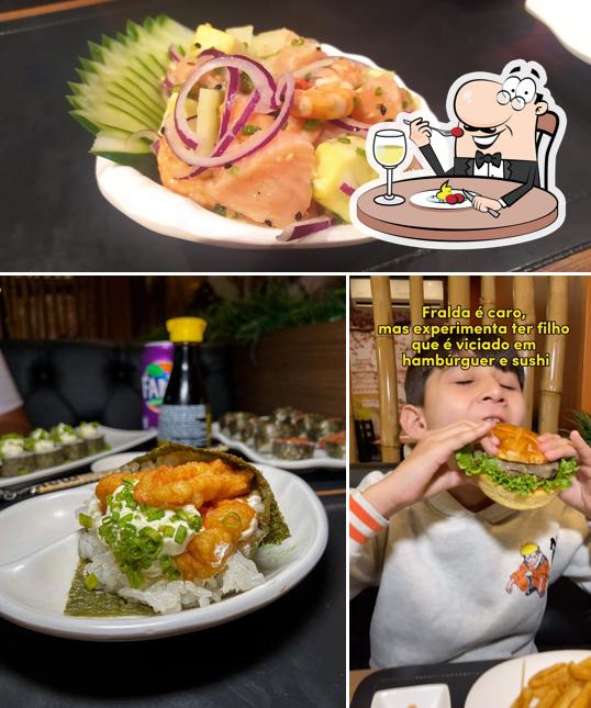 Comida em Sushi Brazil