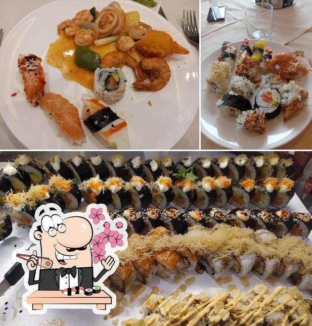 Ordina le diverse opzioni di sushi