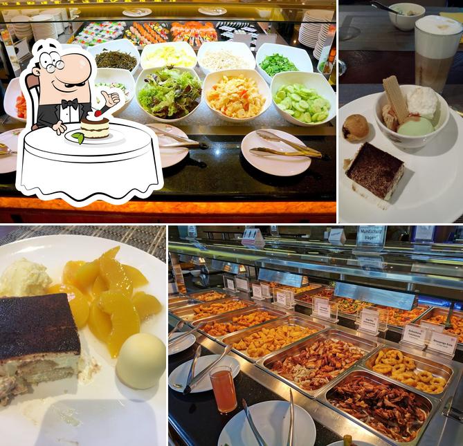 New Shanghai Restaurant offre une variété de plats sucrés