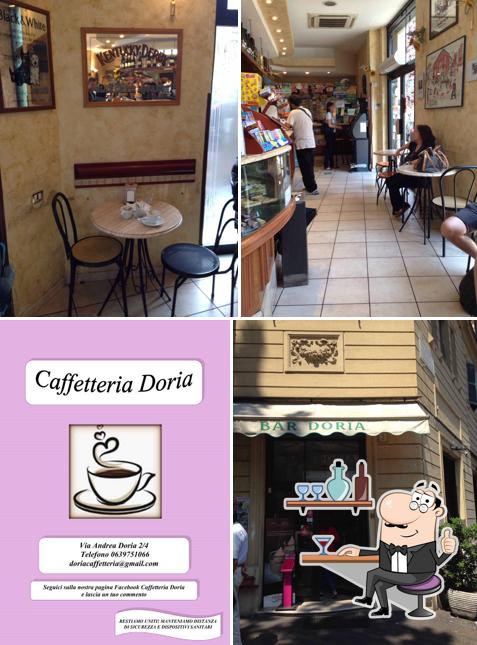 Gli interni di Caffetteria Doria