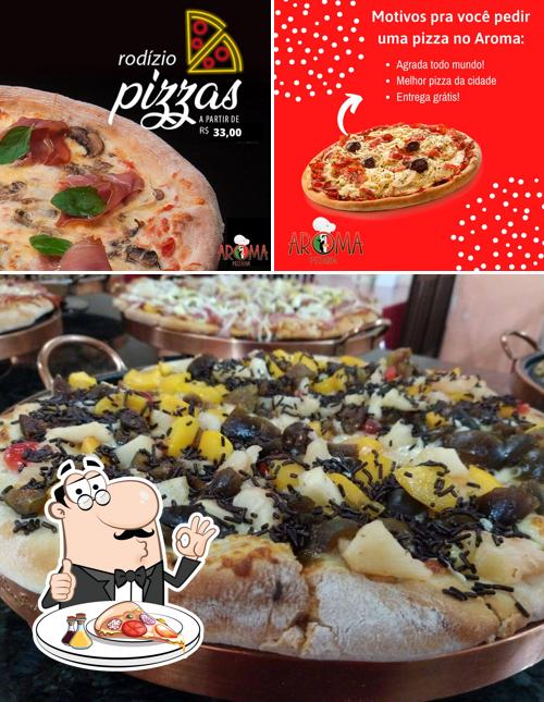 Peça diferentes estilos de pizza