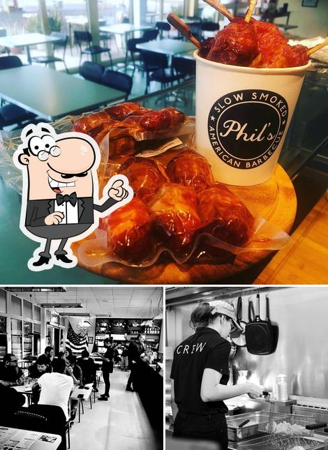 Die Inneneinrichtung von Phil's Slow Smoked American Barbecue - Street food & Catering