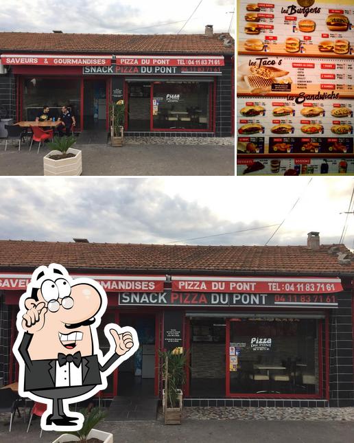 Voici l’image représentant la intérieur et burger sur Pizza Du Pont