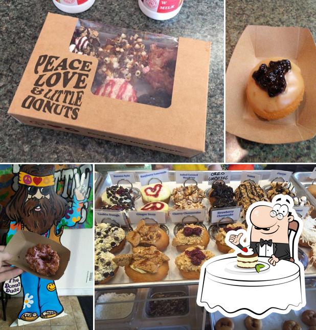 Peace, Love, & Little Donuts te ofrece gran variedad de postres