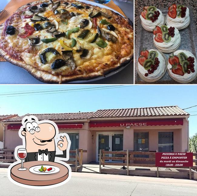Vérifiez l’image affichant la nourriture et extérieur concernant Pizzeria U Paese