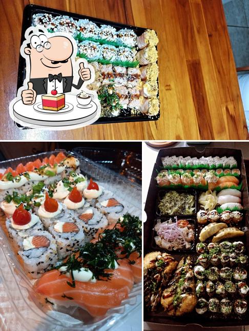 Senin Sushi provê uma gama de pratos doces